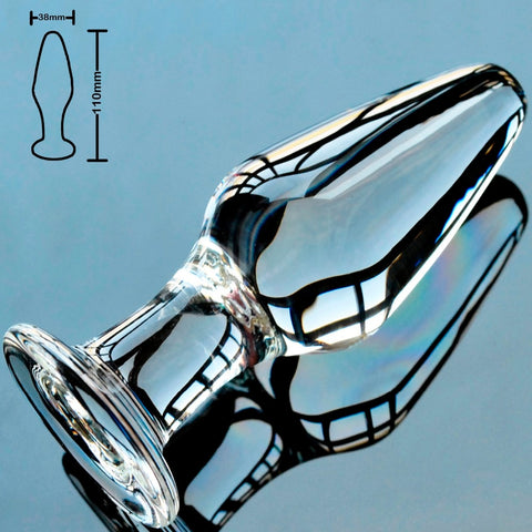 Analplug Glass M-Format