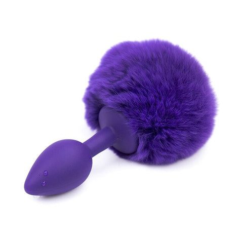 Leidenschaftlicher violetter Kaninchenschwanz Analplug